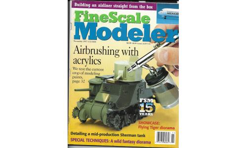 Revista Fine Scale Modeler 1997-11 Airbrushing